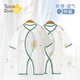 翘脚鸭（Tiptoe Duck） 婴儿衣服夏季薄款新生儿连体衣宝宝满月百天睡衣 电视兔2件 73cm