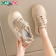 
Katile crocodile women's shoes for summer breathable big toe shoes mesh hollow sports and casual shoes for women 1584 Khaki 37