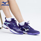 Mizuno (MIZUNO) WAVE CLAW Eagle Claw 3 professional badminton shoes for men and women, competition-specific shoes, lightweight shock-absorbing anti-slip sports shoes, first size purple WAVE CLAW NEO 3 25 years new product 42 =270mm