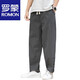 Pantalones de algodón de algodón de algodón de gran tamaño de estilo chino