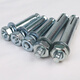 Platinum galvanized expansion screw bolt extension expansion tube nail outer tube expansion wire 8*120 (20 pcs)