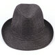 Woodpecker (TUCANO) spring and summer sun protection thin top hat for men, middle-aged grandfather, elderly jazz hat, elderly gentleman hat, spring and autumn dad hat, Hong Kong and Macao hemp dark gray 57CM