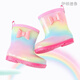 Eton Drew Bow Children's Rain Boots Girl Princess Cute Baby Girl Girls Child's Rain Boots Chaussures de l'eau Étudiant non glissade