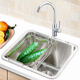 Kohler 304 Évier en acier inoxydable haut et inférieur Basin de cuisine de cuisine Basin à main le lavage à la main Small Single Tank 3884t Kohler Single Tank + Cuisine Robinet 21368T