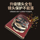 Qiali [Lens all-inclusive | Magnetic viewing window] suitable for Huawei matex6 mobile phone case flip cover collector's version X6 protective case anti-fall smart leather ultra-thin business style leather case Lens all-inclusive | Alloy rotating bracket [Golden black]