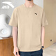 Anta (Anta) Ice Seide Kurztrocknend kurzärmeliges T-Shirt für Männer 2025 Frühling und Sommer Cool atmable Casual Running Fitness-Übungen halbärmelte Männer -10 hellbraun [Eisseide Schnelltrockne] XL /180 für 140-160jin [Jin gleich 0,5 kg] geeignet.