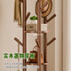 Jiayi clothes rack floor-standing bedroom solid wood coat rack rotatable clothes rack multi-functional clothes rack simple storage rack