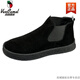 Western Region Camel Chelsea Boots Herren Martin Boots Herren-Ein-Pin-High-Top-Baumwollschuhe Herrenschuhe Herbst- und Winterpelzschuhe plus Pelzstiefel 882 Schwarz-Camel Offizielle Marke Offizielle Website Flaggschiff 38