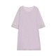 Adore spring and summer silk moist pajamas for women with mulberry silk and comfortable to wear short-sleeved home nightgown AM44A841 purple pink L5B S 160
