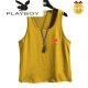 Playboy (PLAYBOY) high-end summer new sleeveless T-shirt for men summer trendy vest top versatile sports fitness basketball vest men 169-Hu Green-H728 M 70-90Jin [Jin equals 0.5 kg]