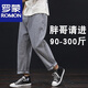 
Lomon Chunqiu nine-point jeans men loose straight fat man short 160cm legs short wide-leg pants pants JPP9904 light blue trousers (straight feet) 40 suitable for 210Jin [Jin equals 0.5 kg]