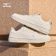 Hongxing Erke Board Shoes Men's 2025 Summer Nuevos zapatos blancos clásicos SOLO SOLO SOLO CAVILLO SULLO SULE SUPERIOR VERSATIL SOPORTIVO MICRRÍSTAL WHITE 41