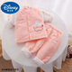 Disney (Disney) Baby Suit Infant Clothes Cotton Autumn Winter Cotton Clothes Set Separate Clothes Pure Cotton Underwear Openable Clothes Baby Cotton Suit (Blue Bear) 90