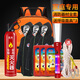 Giant wood household fire equipment set fire extinguishing blanket fire blanket fire mask high-rise fire escape emergency rescue kit fire-proof clothing three-person escape combination