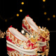 Xiuheyuan [Chaussures de mariage de l'industrie lourde] Chaussures de mariage pour femmes anciennes chaussures hanfu style chinois intérieur supérieur xiuhe chaussures époux mariés