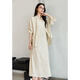 
Vanciman Fashion Casual Sling Dress Set Women's 2025 Summer New Loose All-Matching Shirt Two-Piece M9853 Gray Apricot M