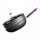 New medical stone non-stick pot household wok multi-functional with steamer steamer wok pot gift wholesale Flying Goddess wok with steamer wok