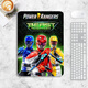 存姿超凡战队适用苹果10代10.9Air5 power Rangers恐龙战队保护套mi N12342超凡战队书本款笔槽款+ iPadPro2021版全面屏(12.9英