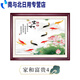 Junmohua Bloomsy New Chinese-style meter box distribution box decoration painting living room dining room hanging painting power switch box blocking the wall 15849 Flowing water makes money 10