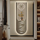 Kleine Maluhr Moderne Licht Luxus -Eingangsdekoration Maluhr Wanduhr Wohnzimmer Beleuchtung Zifferblatt Corridor Treppe Ecke Hintergrund Wandhänge Malerei DQ6210 [Dial Plus Licht - Plug -in -Modell] 35 Zoll [30*90 cm]