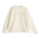 Yunshang Life [Tu Bai] Color contrastante Hasselbladder SweSladder SweSshirt 2025 Spring Slim Top para mujeres V9767 Apricot de arroz L (recomendado 115-130 Jin [Jin equivale a 0.5 kg])
