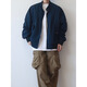 Digada Jacket Men's Spring New American Trendy Baseball Collar Jacket Trendy and versatile casual and handsome top SSQWP-691 Blue 2XL