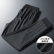 Pang Donglai DL ice silk air conditioning pants for men's casual sports hoodies for summer thin style mesh quick dry straight loose long 9922 black + 9933 gray one size l