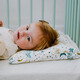 Nest designs children's pillow pillowcase nap pillow wavy neck guard breathable silicone pillow baby bamboo cotton pillowcase 1-3 years old Chuxue (bamboo cotton pillowcase + pillow core)