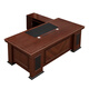 Li Lun boss desk office desk and chair combination office furniture simple Chinese style executive desk single table 1.6 meters