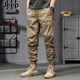 Jeep Spirit Jeep Pantalon décontracté pour les hommes en hiver plus en velours épaissi des remorqueurs lâches sport neuf parties Longueur de travail 679 Green militaire plus velours 28