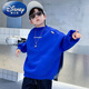 Disney (Disney) boys turtleneck spring and autumn sweatshirt Korean version loose casual fashion network dazzling children turtleneck sweatshirt boys bottoming shirt black plus velvet 110