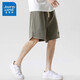 Rey del Rey de Viagra True Viagra Endorionado delgado y transpirable pantalones cortos para hombres sueltos y versátiles de cinco cuartos pantalones que absorben la humedad y los pantalones cortos resistentes al sudor para el desgaste externo A358-723 Apricot XL