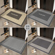 Puerta de píxel Entrada de la puerta de entrada de la puerta de entrada de la puerta de entrada para el hogar Luxury Retro Foot Mat Dust Bound Anti-Slip Resistance y no se pueden cortar Rin Rhine-10972 140cm*200 cm [Resistencia sucia y fácil de limpiar]