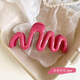Hesi language cream jelly color wave clip girlish temperament hair clip back head hair shark clip high-end hair clip headwear dopamine wave clip random one