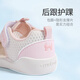 
Shepherd boy baby toddler shoes summer soft sole breathable step front shoes for women's toe bumper boy sandals cute rabbit powder 18