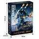 K Box (KBOX) 10310 Pacific Rim Mecha Eureka Raider -Modellfiguren Baugruppe Bausteine Boy Toys 10311 Storm Red (698 Partikel)