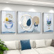 Moderne einfache Wohnzimmersofa Hintergrund Wanddekoration Gemälde Nordisch Licht Luxus -Fernseher -Wand Hanging Malerei Abstraktes Wandbild Txmg12004 Middle 100*70 cm/rechts 50*70 cm für 3 geeignet für 3