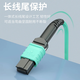 广昌兴（G.C.X）MPO-MPO电信光纤跳线OM3/OM4万兆多模100G B极性母头阻燃低烟无卤支持40g光模块收发器尾纤连接线 OM3（12芯）MPO-MPO 25米