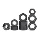 JINGGONG Grade 10 fine thread hexagonal nut GB6171 high strength fine buckle black screw cap M10M12M16M18M20M64 M20*1.5 (2 pieces)