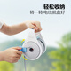 Bull (BULL) cable reel socket, power cable reel, mobile spool, plug board reel to store wire roller, wire take-up drag reel, outdoor charging extension cord, total length 5 meters, telescopic plug strip, convenient extension cord, official genuine fire retardant and flame retardant storage plug strip with overheating protection