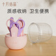 October crystal baby nail clippers pink + 600 cotton swabs