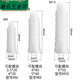 XMSJM6M8M10 reinforced plastic expansion tube rubber plug set curtain hanging picture 304 screw expansion plug cabinet TV stand M8 reinforced with ordinary screws 500 sets
