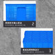 JINLI plastic turnover basket 455*305*240 thickened hollow storage basket fruit and vegetable logistics sorting industrial plastic frame livestock frame blue