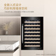 Vinocave wine cabinet constant temperature wine cabinet embedded refrigerator compressor ice bar refrigerated storage home office freshness and humidity multi-function display cabinet beverage ultra-thin fashion classic PRO130AWJ-122L-46 bottles