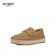 Deep Atem Deep Atem Damenschuhe Casual Pendler Vielseitiger Fischerschuhe Frauen AX11153 Brown 38