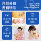 Qiaran Japanese Manhattan Ball Baby 0-3-6-12 Months Can Bite Food Grade Silicone Pacifier 0-6 Months Combination Pack Hand-grabbing Ball + Anti-drop Chain