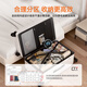 DTA Suitcase Trolley Case For Women 2025 Nouveau chariot large de grande capacité Suitcase de mot de passe pour hommes Boîte de voyage robuste et durable rouge 24 pouces [Besoin de vérifier] 5-8 jours de voyage