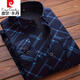 Pierre cardin men's warm shirt plus velvet plus l thick long sleeves slim fit clothes autumn and winter plaid shirt men's jacket 10 HB677 XL suitable for 120 Jin [Jin equals 0.5 kg] 139 Jin [Jin equals 0.5 kg]