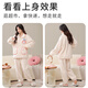 Langsha coral velvet pajamas for women in autumn and winter, warm and wearable, comfortable and velvet thickened, cute flannel home clothes set