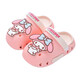 Melody Sanrio Children's Croc Shoes Girls Princess Beach Wading Shoes Baotou Culomi Soft Sole Sandals Melody 19cm Inner Length Approximately 17.5cm